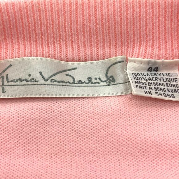 Gloria Vanderbilt Plus Size Pink Women’s Sweater 44/2XL - Picture 4 of 5